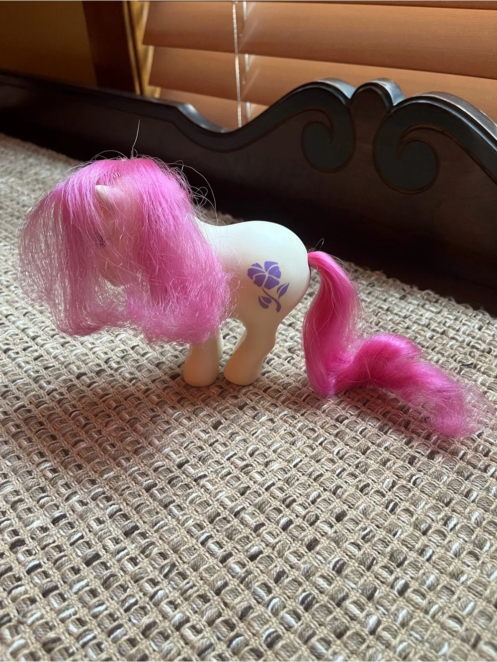Vintage My Little Pony So Soft Best Wishes Glory Birthflower Sunlight Rainbow